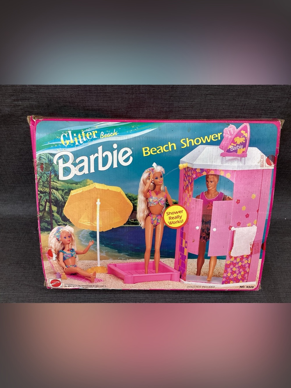 Barbie Glitter Beach - Beach Shower Playset - NEW!! 🩷💛🩵